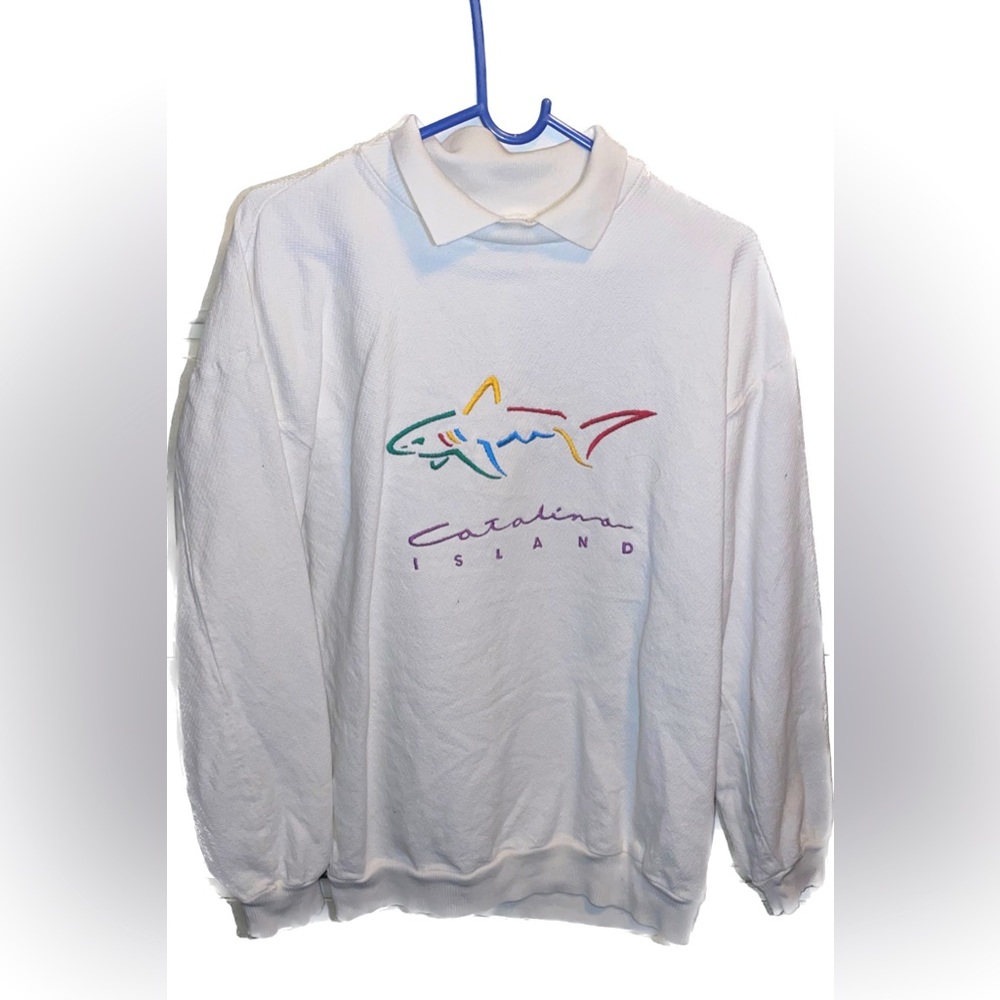 Vintage Men's Catalina Island Collared Sweater 80/90s